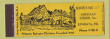 Matchbook Cover - American Legion Ephrata PA Full Length