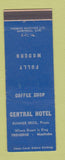 Matchbook Cover - Central Hotel Treherne MB