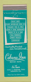 Matchbook Cover - Cabana Inn Motor Hotel Sarasota FL