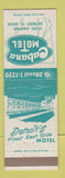 Matchbook Cover - Cabana Motel Detroit MI