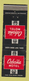 Matchbook Cover - Cabana Motel Lake Tahoe CA
