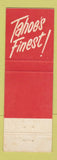 Matchbook Cover - Cabana Motel Lake Tahoe CA