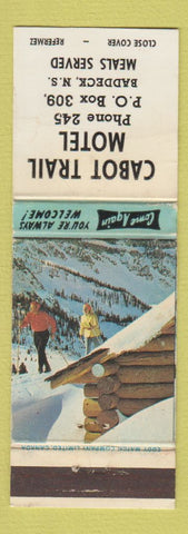 Matchbook Cover - Cabot Trail Motel Baddeck NS WEAR