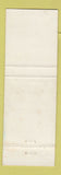 Matchbook Cover - Beachcomber Hotel Erie WEAR