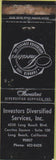 Matchbook Cover - Investors Diversified Long Beach CA WORN