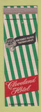 Matchbook Cover - Cleveland Hotel Spartanburg SC