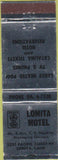 Matchbook Cover - Lomita Motel Lomita CA