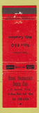 Matchbook Cover - Hotel Restaurant Denis St Jean Port Joli QC WEAR