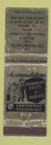 Matchbook Cover Cedarhurst Motel Benny's Italian Restaurant Lake George NY WEAR