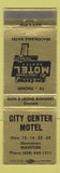 Matchbook Cover - City Center Motel Mauston WI