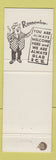 Matchbook Cover - City Center Motel Mauston WI