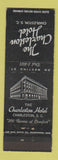 Matchbook Cover - Charleston Hotel SC