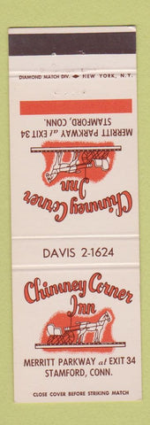 Matchbook Cover - Chimney Corner Inn Stamford CT