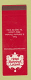 Matchbook Cover - Hotel Bahnhof Lotzwil SAMPLE