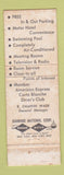 Matchbook Cover - Crockett Hotel San Antonio TX
