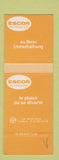 Matchbook Cover - Hotel Restaurant Bahnhof SAMPLE