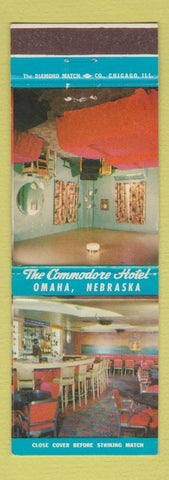 Matchbook Cover - Commodore Hotel Omaha NE