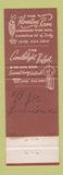 Matchbook Cover - Commodore Perry Hotel Toledo OH