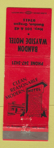 Matchbook Cover - Bandon Wayside Motel Bandon OR
