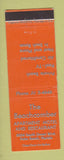 Matchbook Cover - Beachcomber Motel Restaurant Palm Beach FL ORANGE