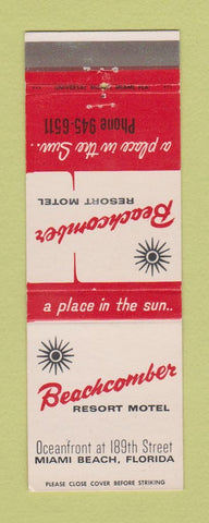 Matchbook Cover - Beachcomber Resort Motel Miami Beach FL