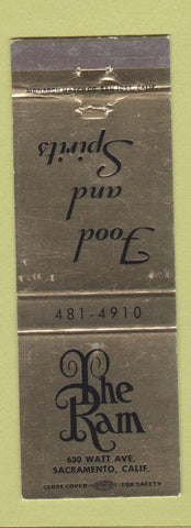 Matchbook Cover - The Ram Sacramento CA