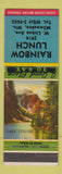 Matchbook Cover - Rainbow Lunch Milwaukee WI