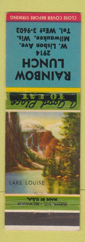 Matchbook Cover - Rainbow Lunch Milwaukee WI