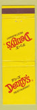 Matchbook Cover - Denny's Restaurant Japan? WEAR