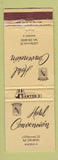 Matchbook Cover - Hotel Convention Madrid Spain WEAR