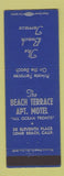 Matchbook Cover - Beach Terrace Apartment Motel Long Beach CA
