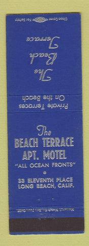 Matchbook Cover - Beach Terrace Apartment Motel Long Beach CA