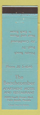 Matchbook Cover - Beachcomber Motel Palm Beach FL BLUE