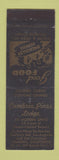 Matchbook Cover - Cambria Pines Lodge Cambria CA