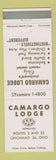 Matchbook Cover - Camargo Lodge Cincinnati OH