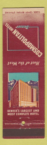 Matchbook Cover - Cosmopolitan Hotel Denver Colorado