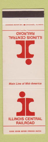 Matchbook Cover - Illinois Central Railroad