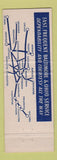 Matchbook Cover - B&O Railroad Way to Go