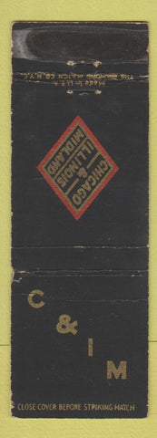 Matchbook Cover - Chicago & Illinois Midland Railroad WEAR
