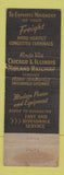 Matchbook Cover - Chicago & Illinois Midland Railroad WEAR