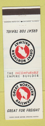 Matchbook Cover - Great Northern Railroad Empire Builder