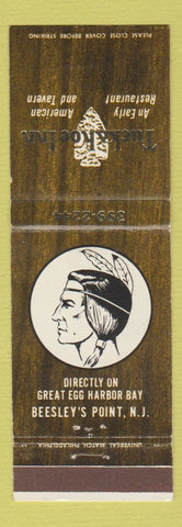 Matchbook Cover - Tuckahoe Inn Beesley's Point NJ Indian