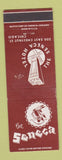 Matchbook Cover - Seneca Hotel Chicago IL Indian