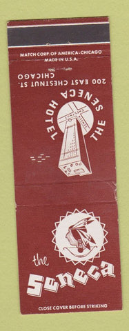 Matchbook Cover - Seneca Hotel Chicago IL Indian