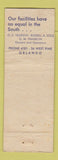 Matchbook Cover - Carey Hand Ambulance Orlando FL WORN