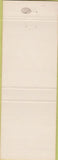 Matchbook Cover - Government Hill Auto Supply Anchorage AK yellow
