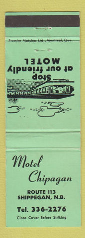 Matchbook Cover - Motel Chipagan Shippegan NB