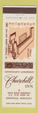 Matchbook Cover - Churchill Inn Louisville KY