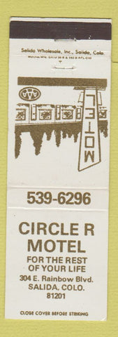 Matchbook Cover - Circle R Motel Salida Colorado