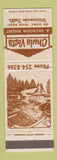 Matchbook Cover - Chula Vista Resort Wisconsin Dells WI